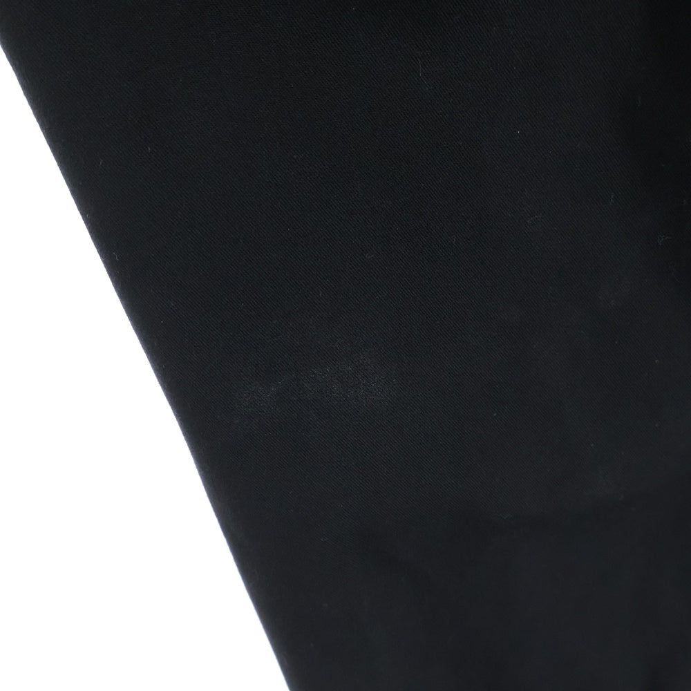 s'yte(サイト) GABARDINE STRETCH STUDS SLIM MACKIN SAROUEL PANTS ベルトループ仕様 サイドジップ付き マッキン サルエルパンツ ブラック UM-P77-912