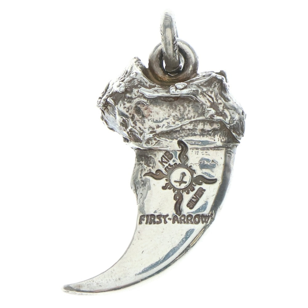 FIRST ARROW's(ファーストアローズ) K18付 ベアクロー(M) ネックレス トップ ペンダント シルバー/ゴールド P-033R