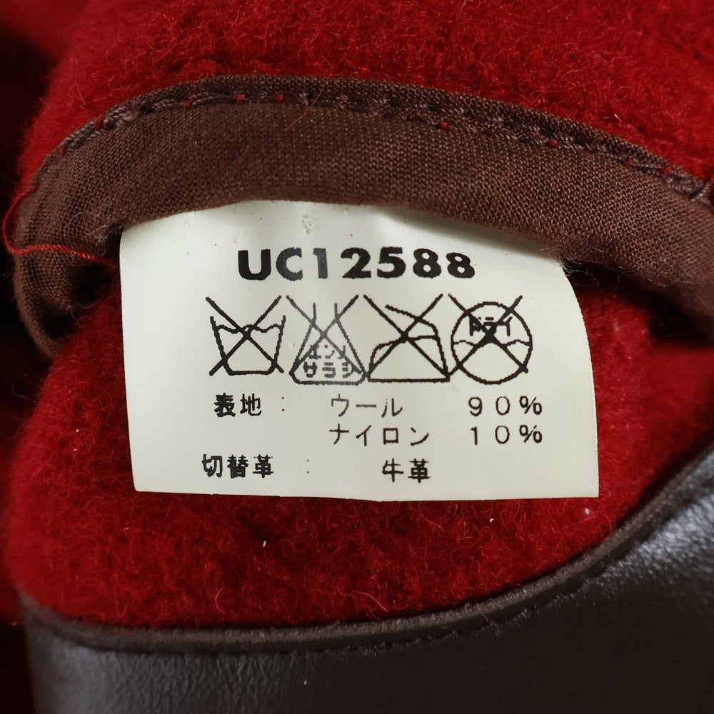 UNITED CARR(ユナイテッドカー) ウール ダッフル コート レッド