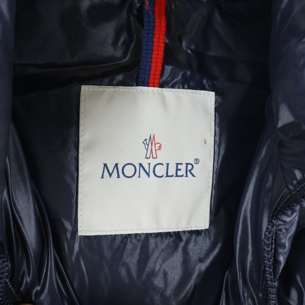 MONCLER(モンクレール) 15AW GHANY GILET ロゴワッペン ダウンベスト ネイビー レディース A20934830105 68950