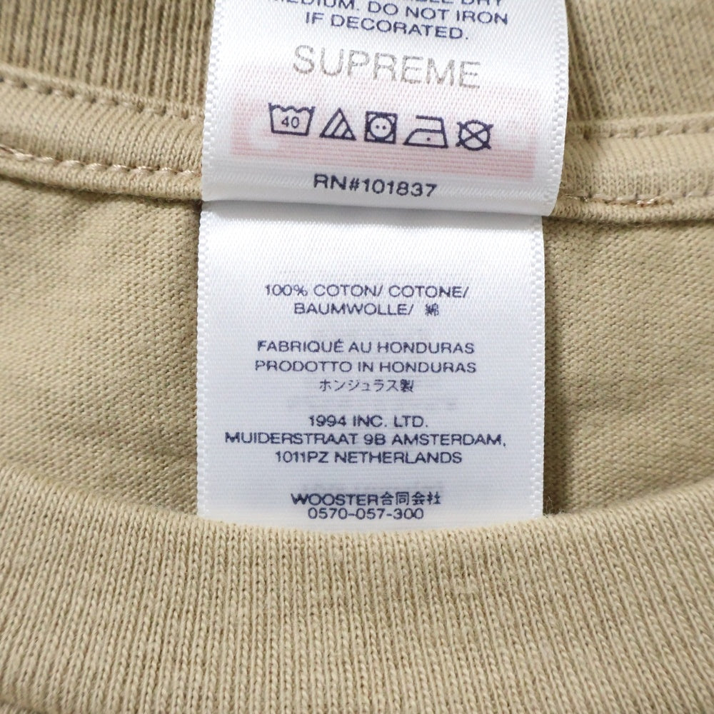 SUPREME(シュプリーム) 25SS ×Zoo York Dynasty Tee ズーヨーク ダイナスティ フロントプリントTシャツ 半袖クルーネックカットソー ブラウン