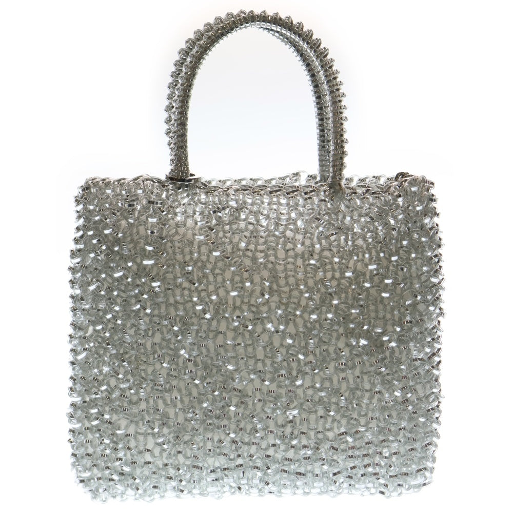 ANTEPRIMA(アンテプリマ) スタンダード ミニアトゥーラ ワイヤーバッグ チェーンショルダー シルバー レディース