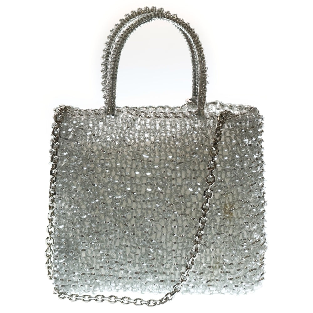 ANTEPRIMA(アンテプリマ) スタンダード ミニアトゥーラ ワイヤーバッグ チェーンショルダー シルバー レディース