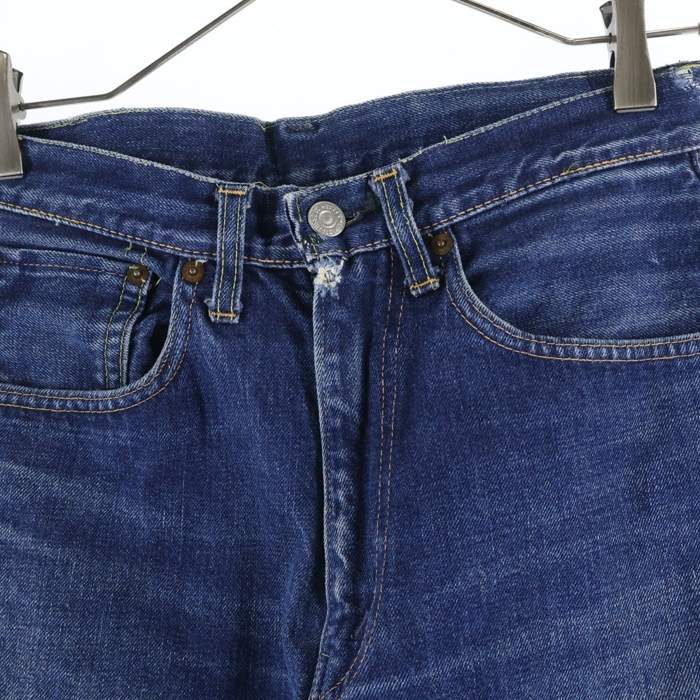 Levi's(リーバイス) 70S VINTAGE 501ZXX ボタン裏J 両面BIG E 均等V ストレートデニムパンツ インディゴ