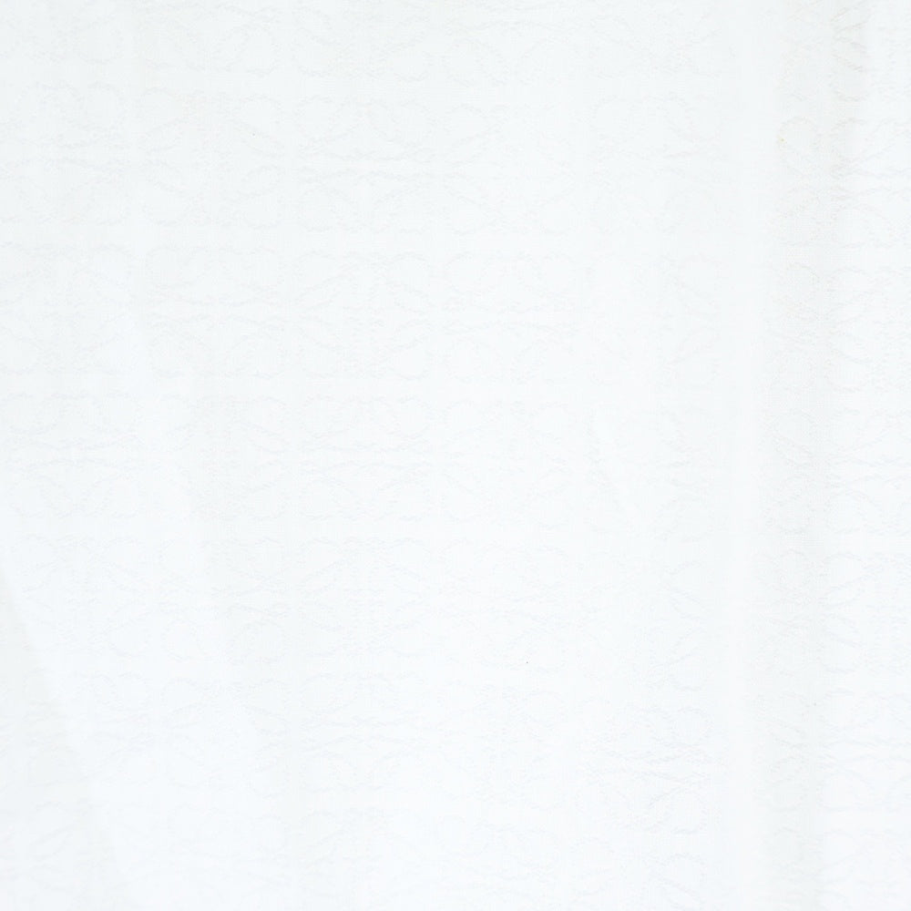 LOEWE(ロエベ) ANAGRAM JACQUARD SHIRT アナグラム ジャガード ロングスリーブ コットンシャツ ホワイト H526Y05X15