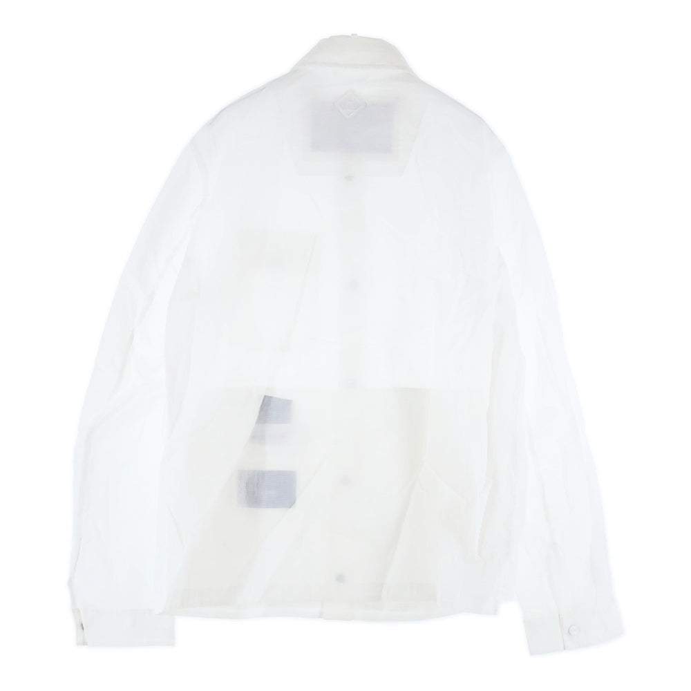 HERNO(ヘルノ) 24SS BOMBER JACKET ボンバー シャツジャケット ホワイト GI000403U-12572-1000