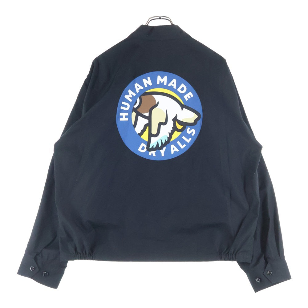 HUMAN MADE(ヒューマンメイド) JACKET ジップアップ ワークジャケット ブラック HM30JK037