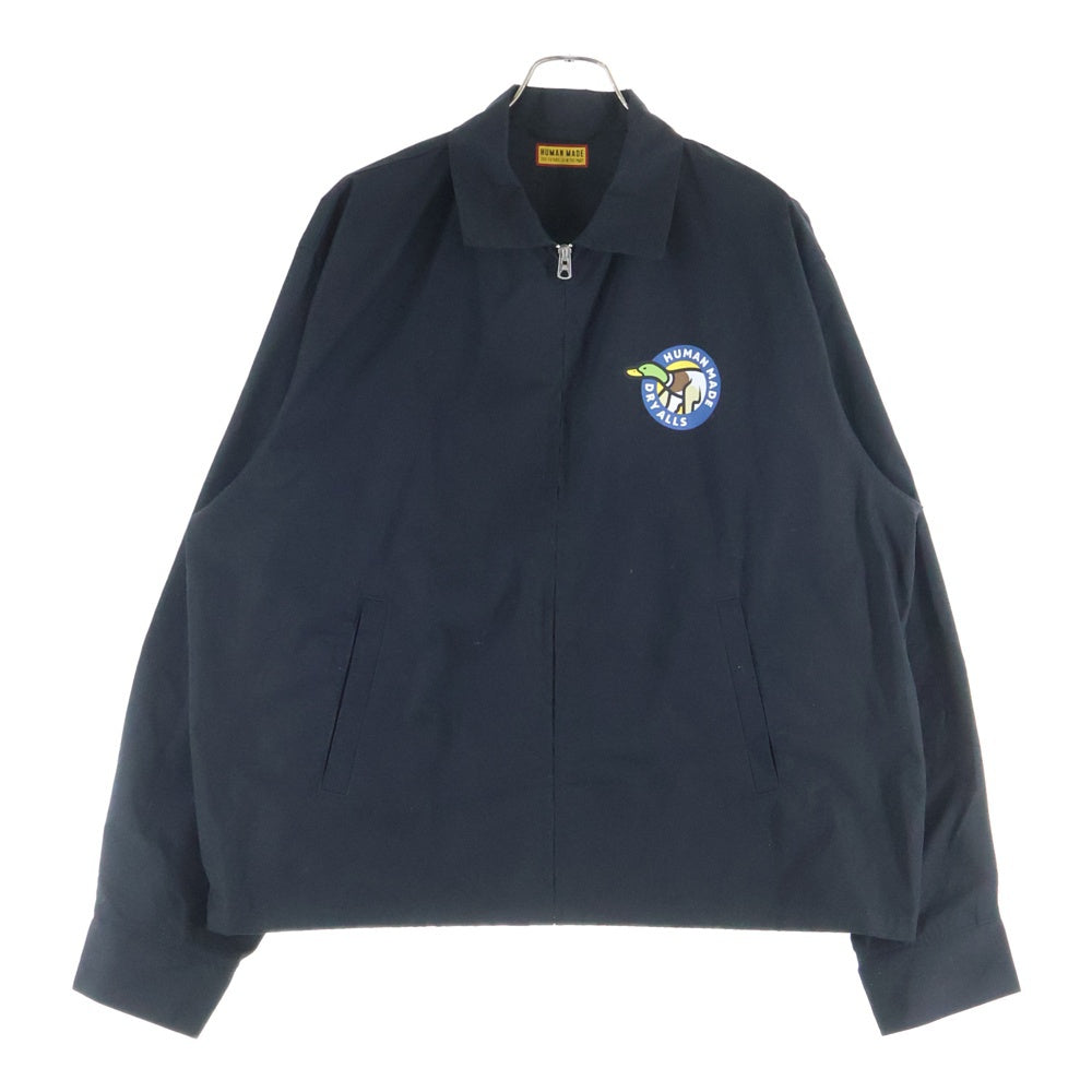 HUMAN MADE(ヒューマンメイド) JACKET ジップアップ ワークジャケット ブラック HM30JK037