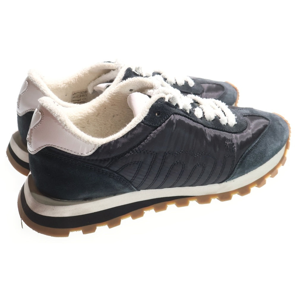 ami paris(アミパリス) RUSH SNEAKER ラッシュ スウェード切り替え ローカットスニーカー ブラック