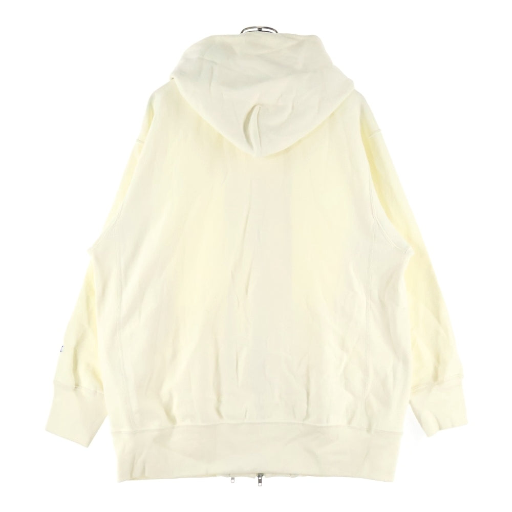 CHAMPION(チャンピオン) 25SS ×UNDERCOVER REVERSE WEAVE アンダーカバー リバースウィーブ フーデッド ジップアップスウェットパーカー ホワイト C8-B107