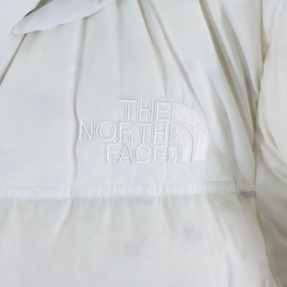 THE NORTH FACE(ザノースフェイス) UNDYED NUPTSE JACKET アンダイド ヌプシ フーデッドダウンジャケット ホワイト ND92337