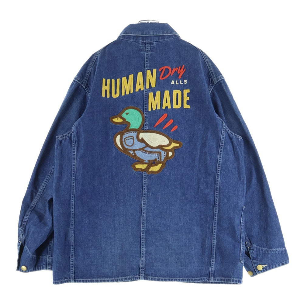 HUMAN MADE(ヒューマンメイド) DENIM COVERALL FUTURE フューチャー デニム カバーオール インディゴ HM29JK005