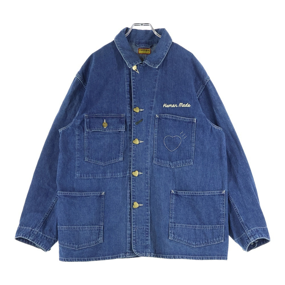 HUMAN MADE(ヒューマンメイド) DENIM COVERALL FUTURE フューチャー デニム カバーオール インディゴ HM29JK005