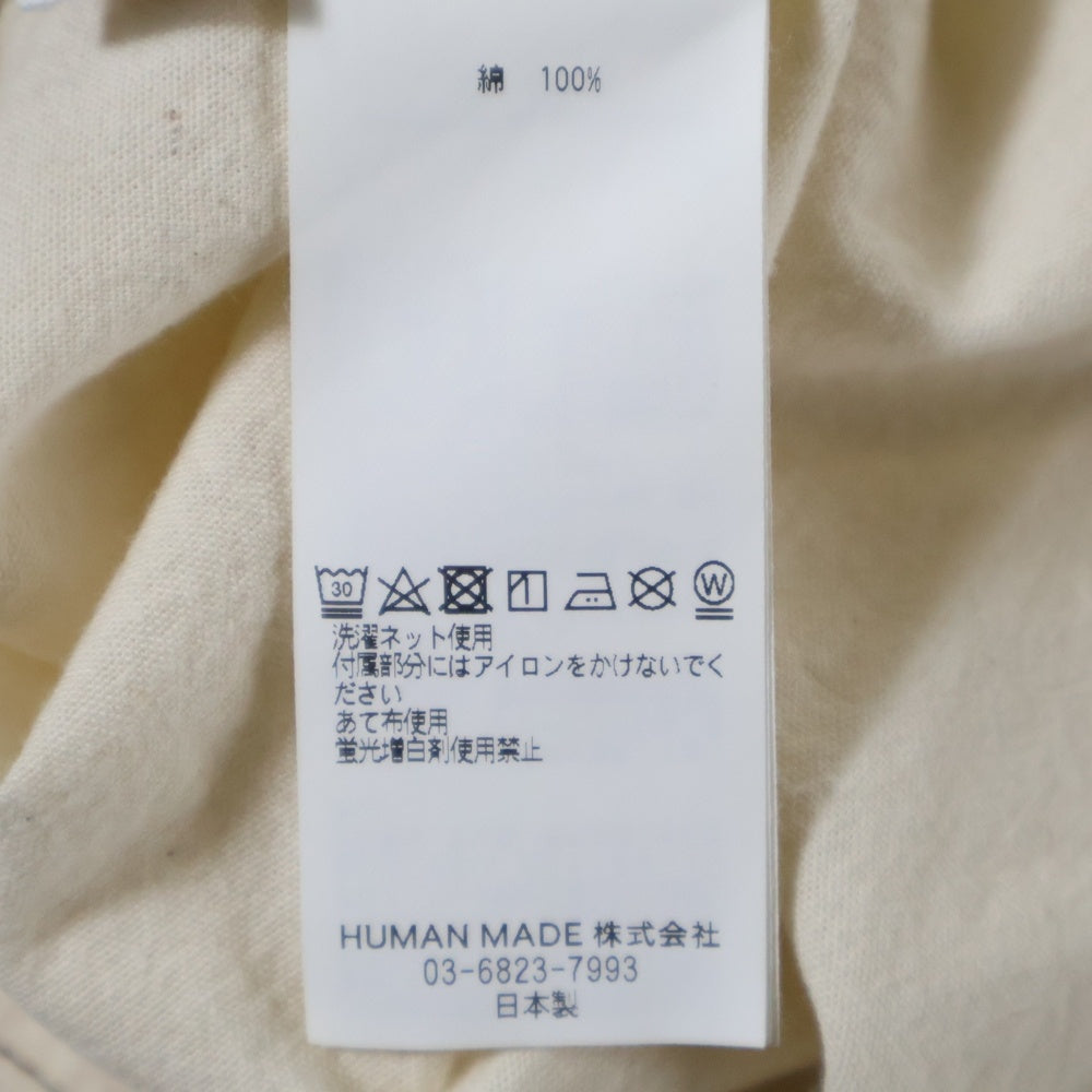 HUMAN MADE(ヒューマンメイド) CHAMBRAY S/S SHIRT シャンブレー ショートスリーブ コットンシャツ アイボリー HM29SH015