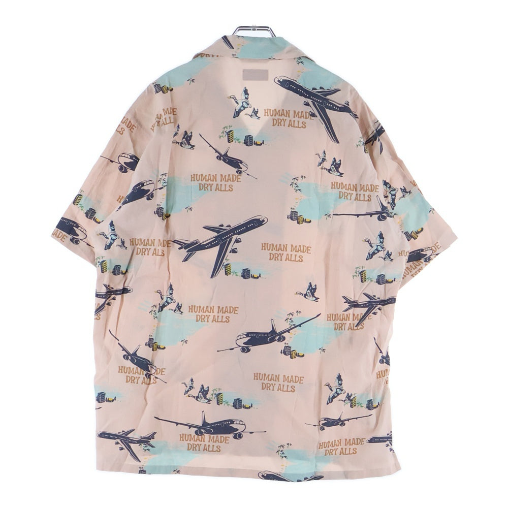 HUMAN MADE(ヒューマンメイド) ALOHA SHIRT 総柄 ショートスリーブ アロハ オープンカラーシャツ ピンク HM29SH025
