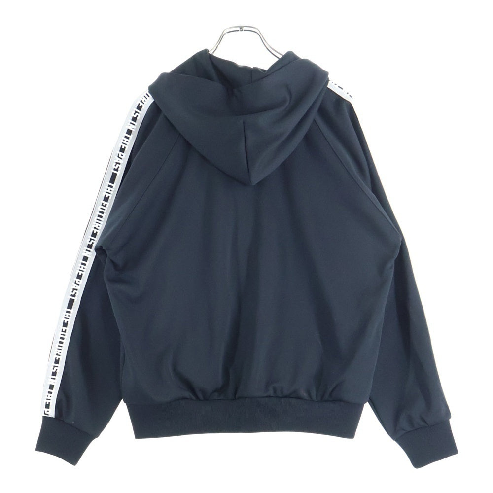 HUMAN MADE(ヒューマンメイド) ZIP-UP HOODIE サイドライン ジップアップスウェットパーカー フーディー ブラック HM30CS019