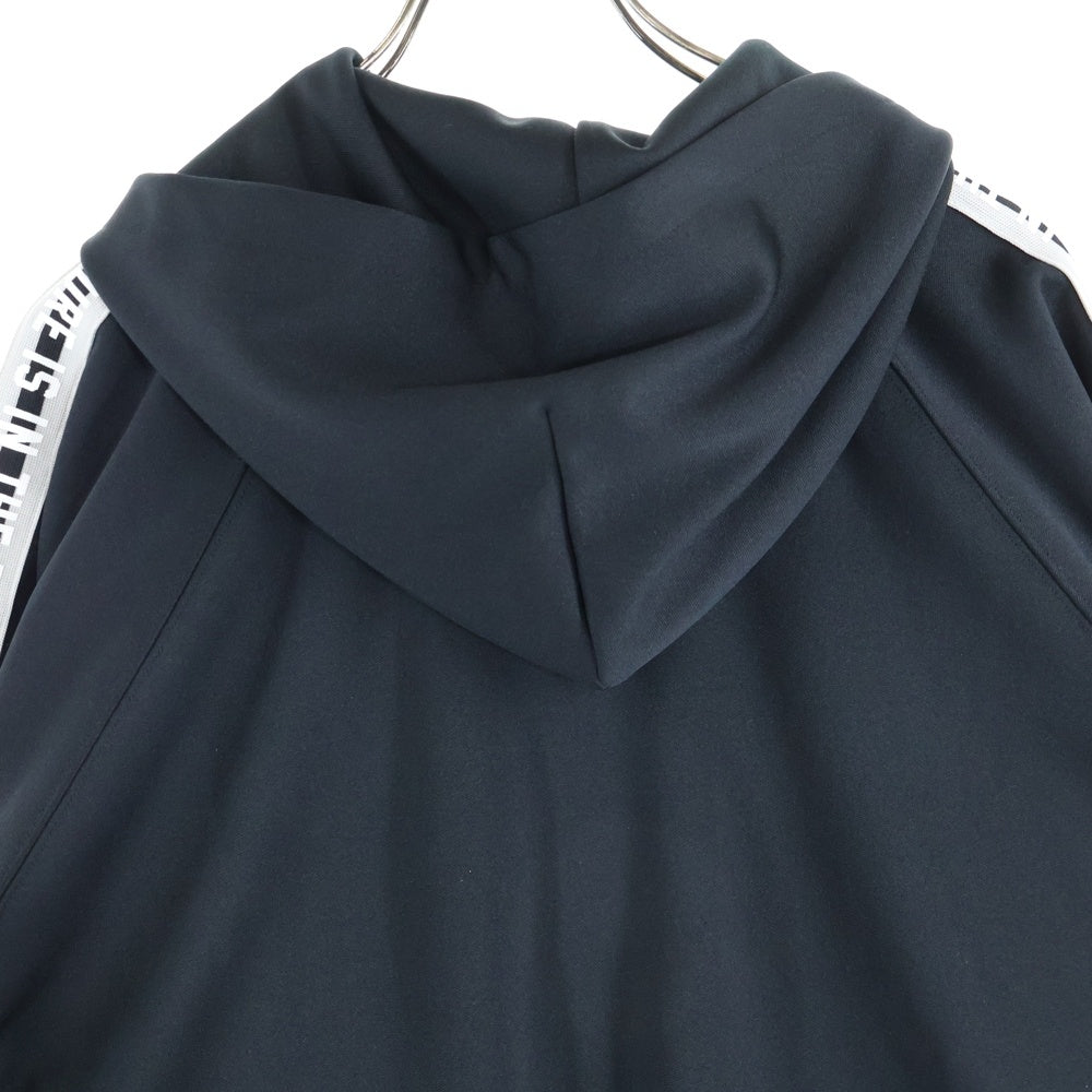 HUMAN MADE(ヒューマンメイド) ZIP-UP HOODIE サイドライン ジップアップスウェットパーカー フーディー ブラック HM30CS019