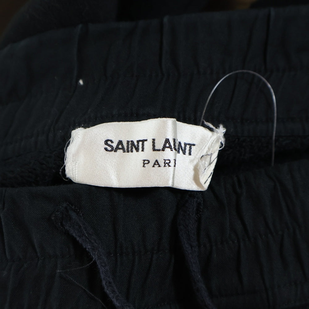 SAINT LAURENT PARIS(サンローランパリ) ボタンフライ イージースウェットジョガーパンツ ブラック 683210 Y36PZ