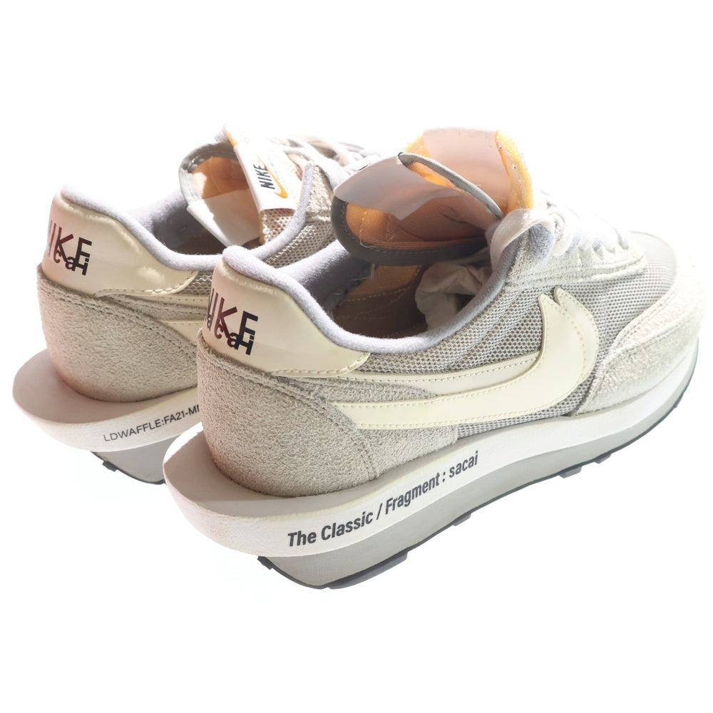 NIKE(ナイキ) ×sacai ×FRAGMENT DESIGN LD WAFFLE SF サカイ フラグメントデザイン LDワッフル ローカットスニーカー グレー US9/27cm DH2684-001