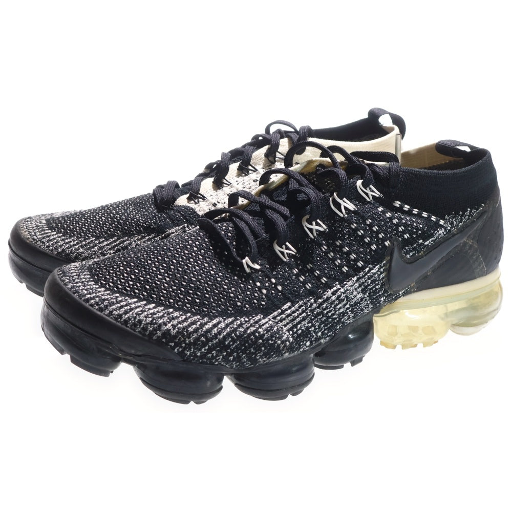 NIKE(ナイキ) AIR VAPORMAX FLYKNIT 2 ヴェイパーマックス フライニット 2 ローカットスニーカー ブラック/ホワイト US9.5/27.5cm 942842-016
