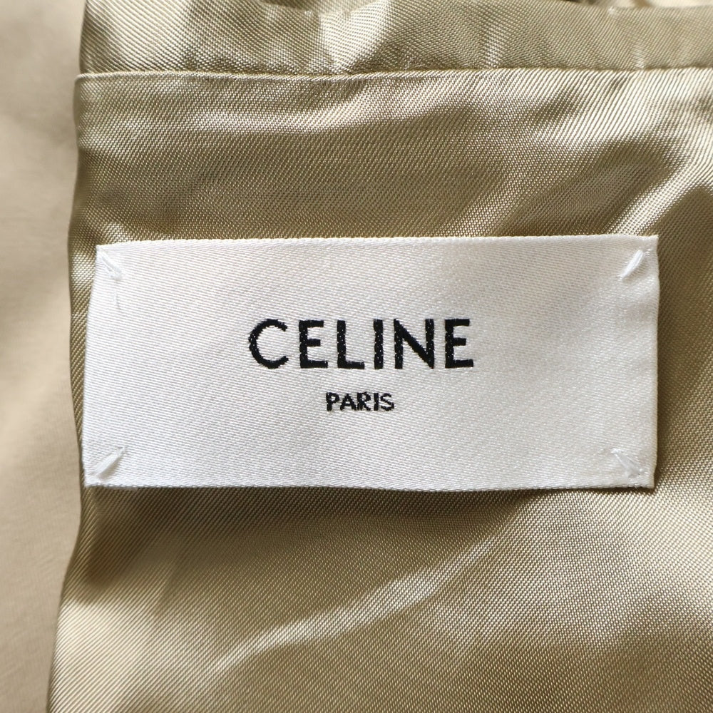 CELINE(セリーヌ) OVERSIZED COAT テクニカルコットン オーバーサイズ チェスターコート ベージュ 2M82A004N