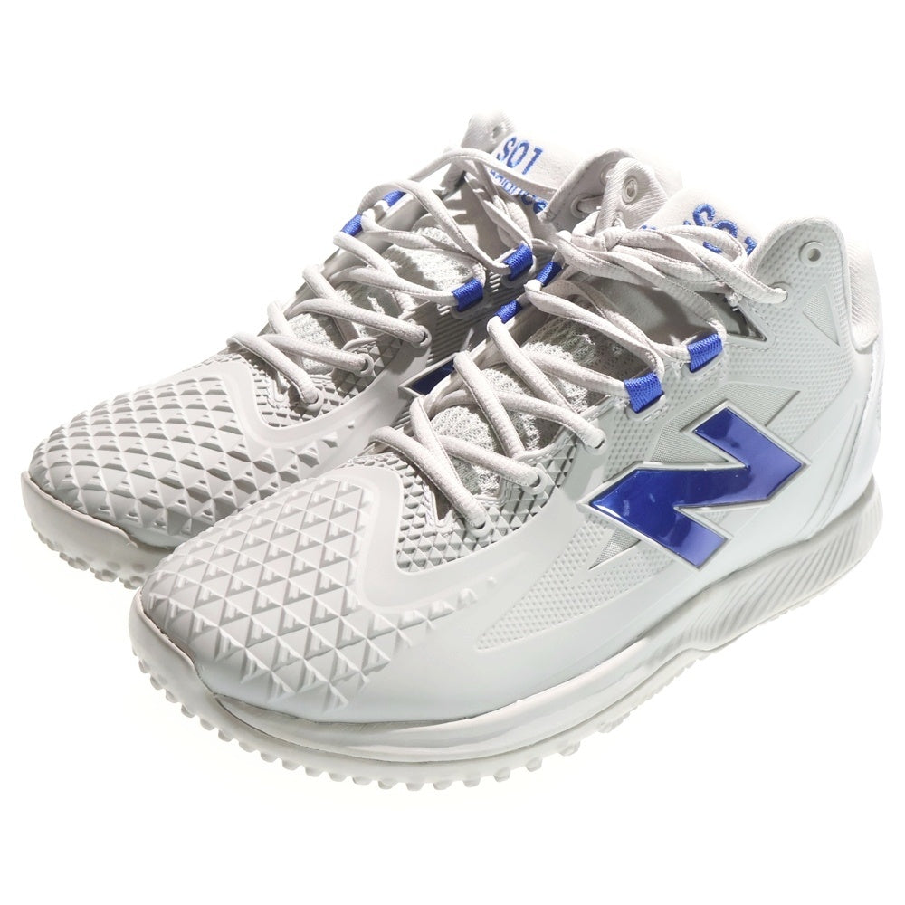 New Balance(ニューバランス) FUEL CELL OHTANI 1 TRAINER フューエルセル オオタニ1 トレーナー ミッドカットスニーカー グレー/ブルー US9.5/27.5cm TSHOTT1