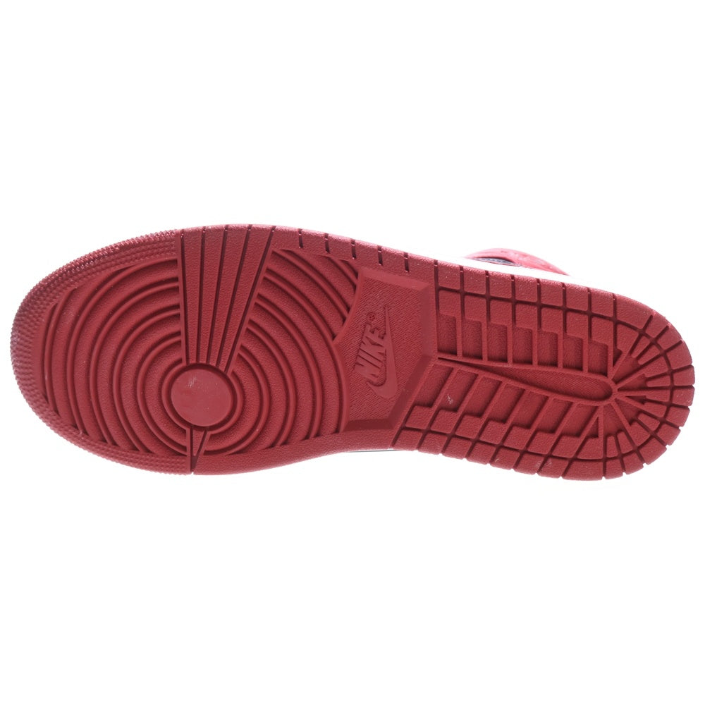 NIKE(ナイキ) AIR JORDAN 1 MID BRED エアージョーダン ブレッド ハイカットスニーカー ブラック/レッド US9/27cm 554724-074