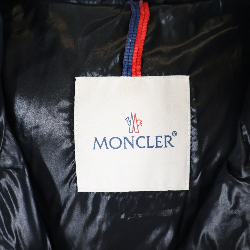 MONCLER(モンクレール) 18AW AITON GIUBBOTTO アイトン カモ柄 フロントロゴ ジップアップ ダウンジャケット ネイビー D2091418405
