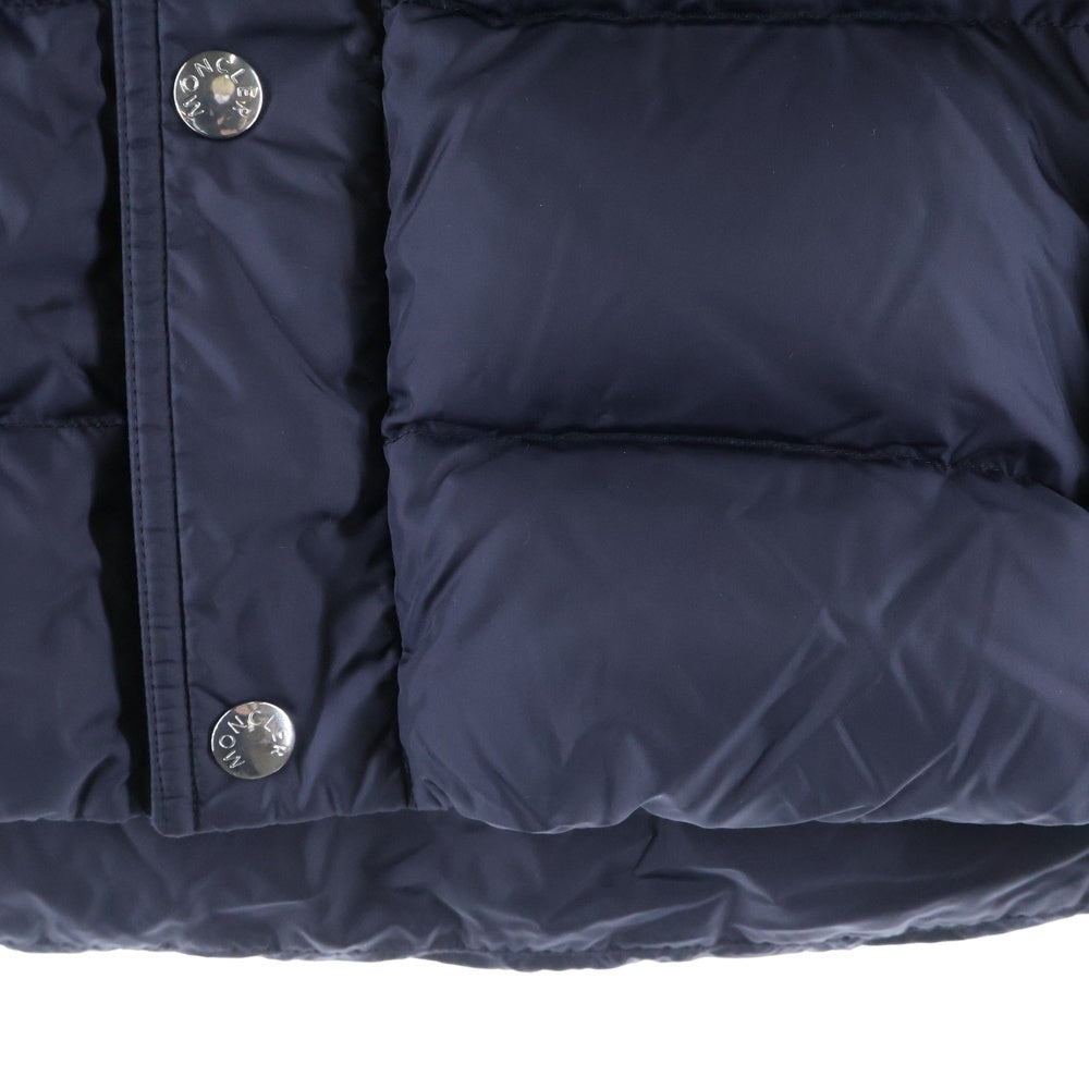 MONCLER(モンクレール) 18AW PREVOT GIUBBOTTO プレヴォット ギボット ロゴワッペン フーデッド ダウンジャケット ネイビー D20914181605 68352