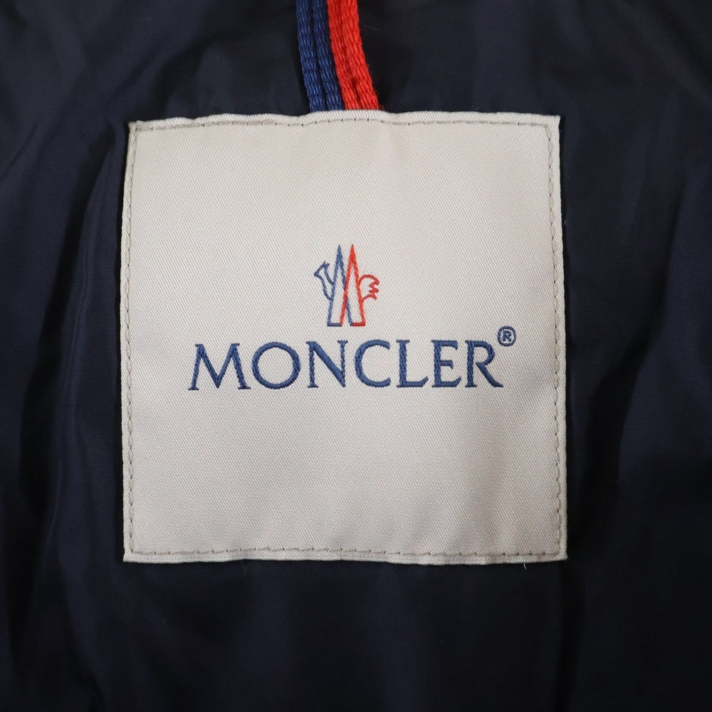 MONCLER(モンクレール) 18AW PREVOT GIUBBOTTO プレヴォット ギボット ロゴワッペン フーデッド ダウンジャケット ネイビー D20914181605 68352