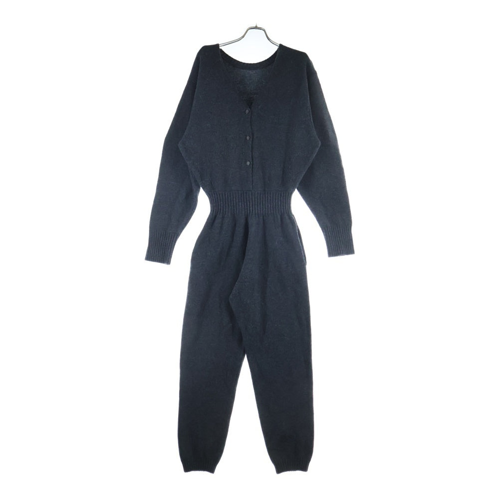 ETRE TOKYO(エトレトウキョウ) ロングスリーブ ニットジャンプスーツ ツナギ レディース ダークグレー