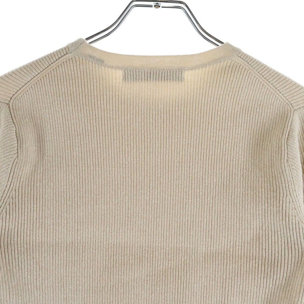 NO BRAND(ノーブランド) ETRE TOKYO (エトレトウキョウ) ショート丈 クルーネック長袖Tシャツ カットソー レディース ベージュ