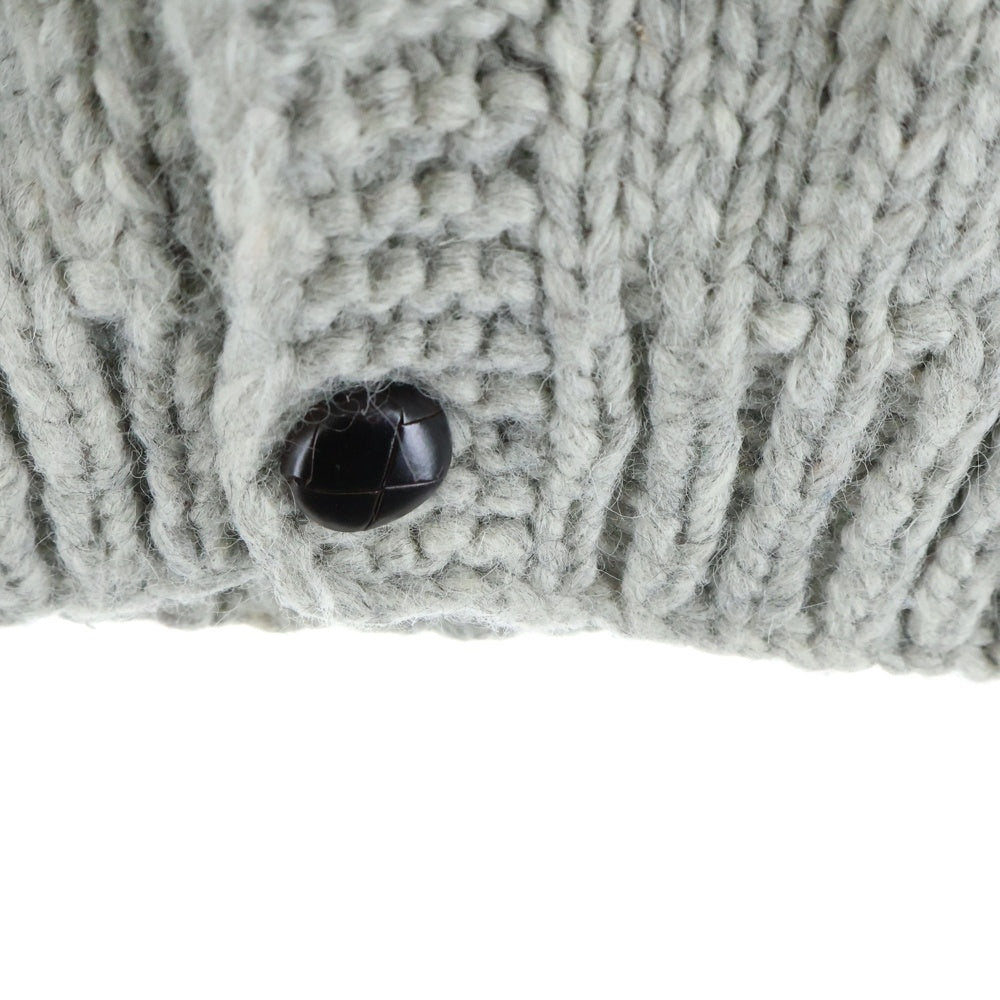 ka na ta(カナタ) バスケットボタン 2ポケット ニットベスト レディース グレー