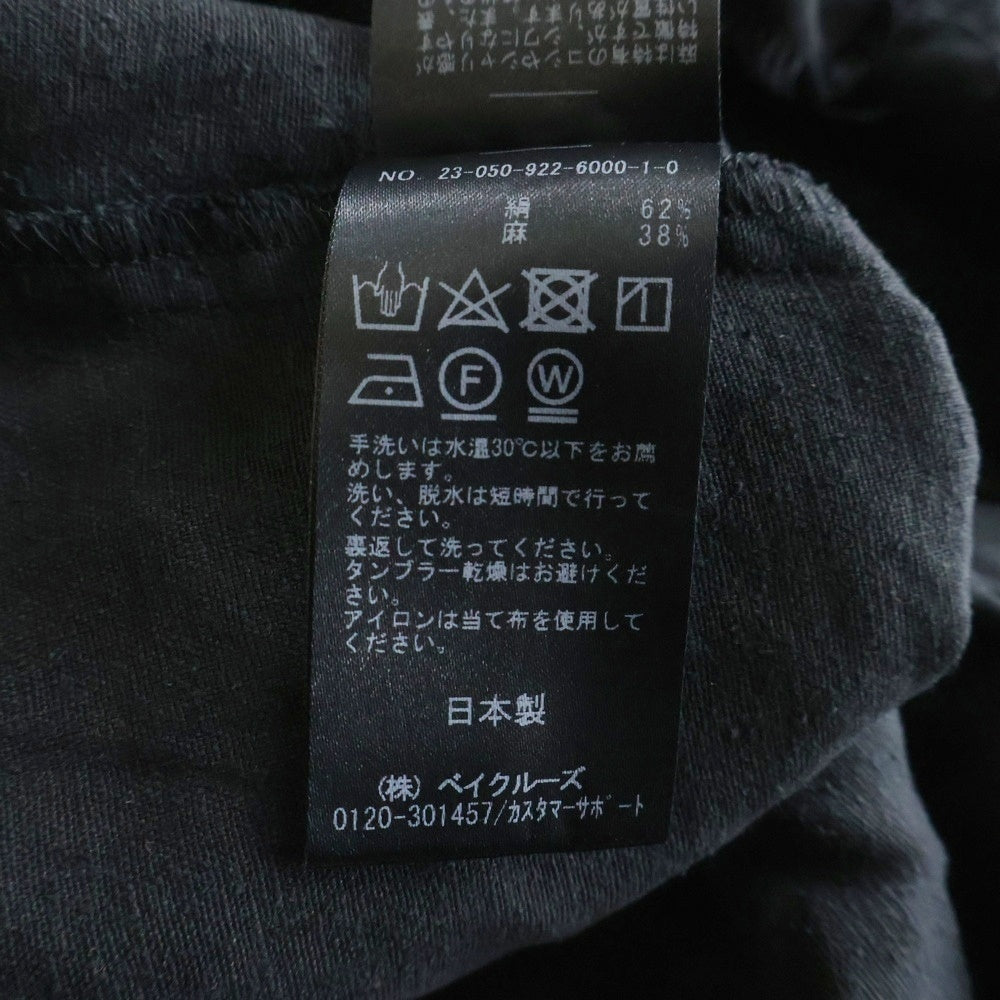 NO BRAND(ノーブランド) R'IAM-PLAGE (リアムプラージュ) カットオフ ボタンベスト レディース ブラック 23-050-922-6000-1-0