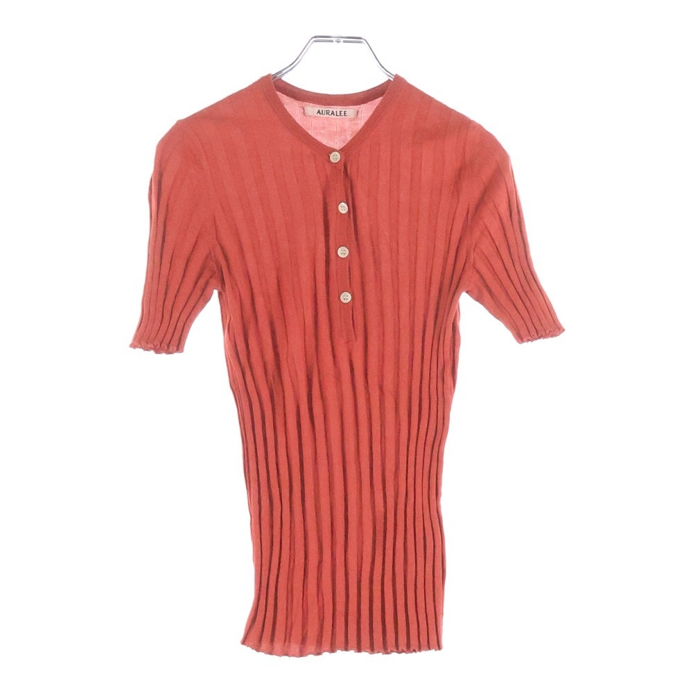 AURALEE(オーラリー) ショートスリーブ シルクワンピース レディース レッド A8SH03WS