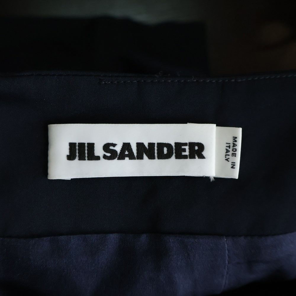 JIL SANDER(ジルサンダー) シルク混 ミディアムスカート レディース ネイビー OW355010WE45060051