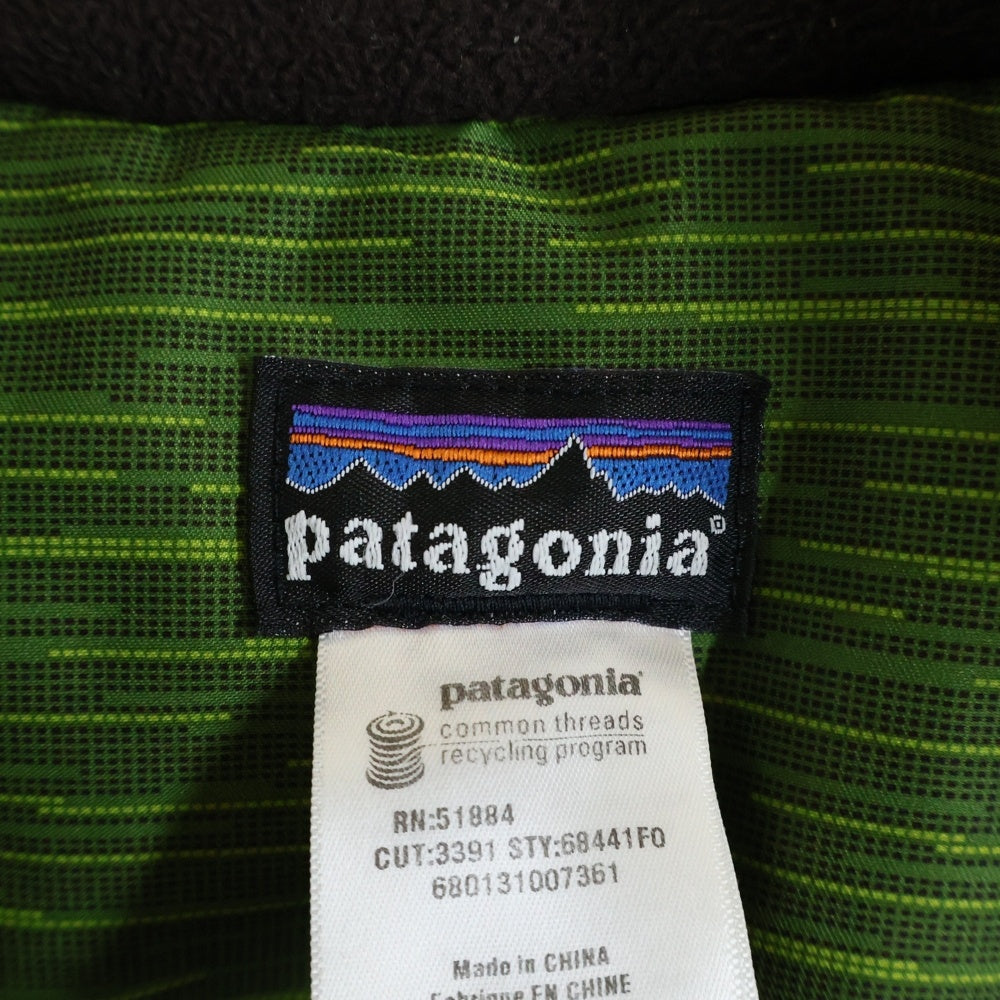 PATAGONIA(パタゴニア) ロゴプリント フーデッドジップアップジャケット キッズ グリーン 68441F0 レディース