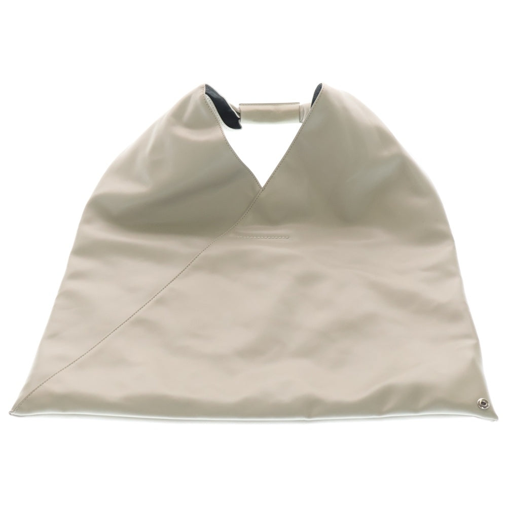 MM6 Maison Margiela(エムエムシックスメゾンマルジェラ) JAPANESE BAG ジャパニーズ レザーハンドバッグ グレー レディース