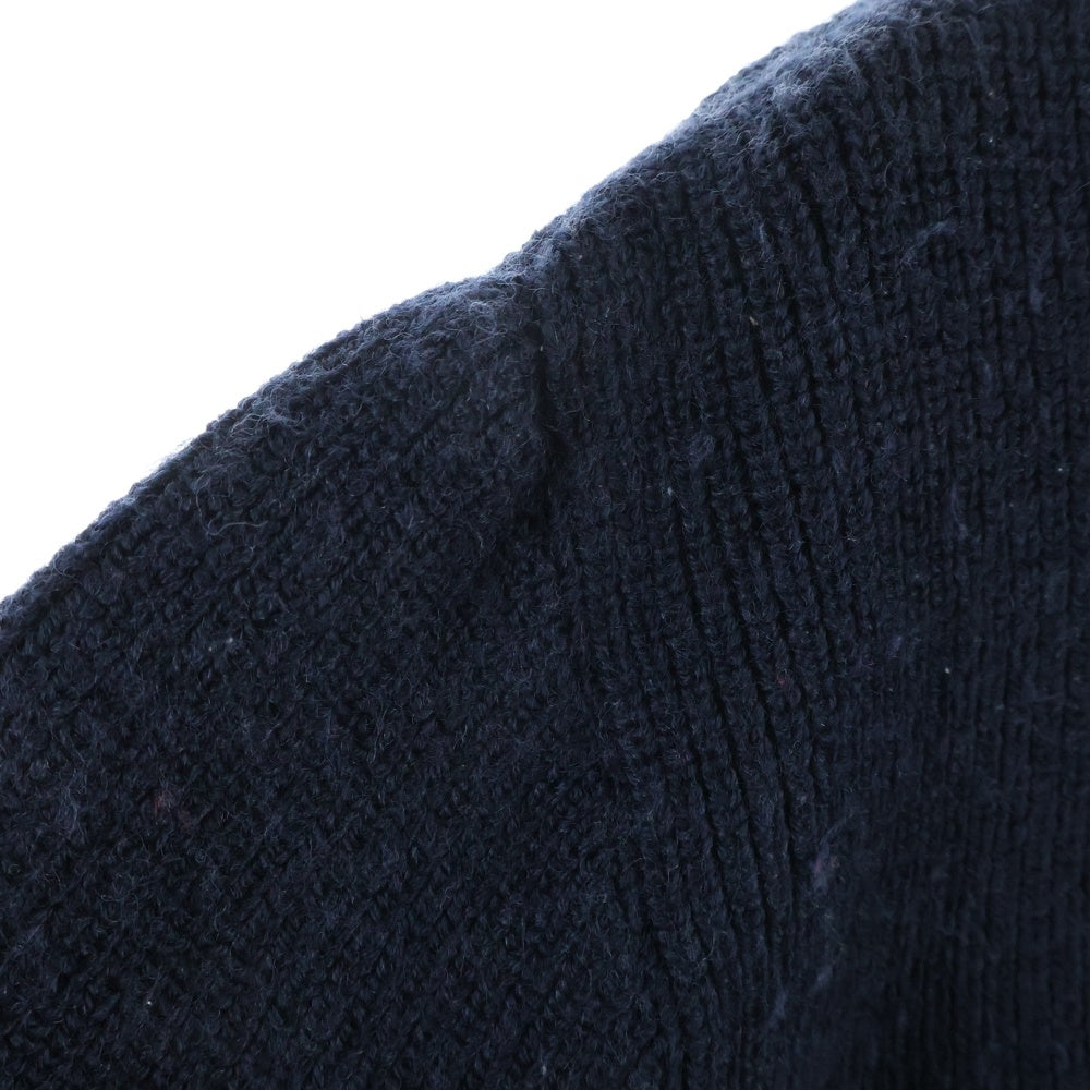 HEIMAT(ハイマート) ウール クルーネックニットセーター ネイビー 116-05-0194