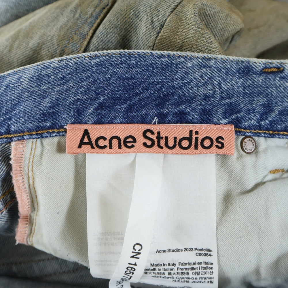 Acne Studios(アクネ ストゥディオズ) 23AW PENICILLIN SUPER BAGGY FIT JEANS ペニシリン スーパー フィット バギーデニムパンツ ジーンズ インディゴ C00054