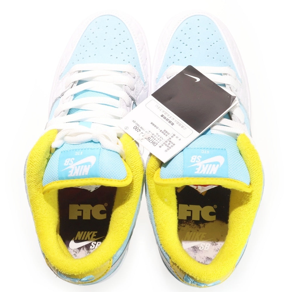 NIKE SB(ナイキエスビー) FTC DUNK LOW PRO QS Lagoon Pulse ダンクロー ラグーンパルス ローカットスニーカー 銭湯 ライトブルー/ホワイト US6.5/24.5cm DH7687-400 レディース