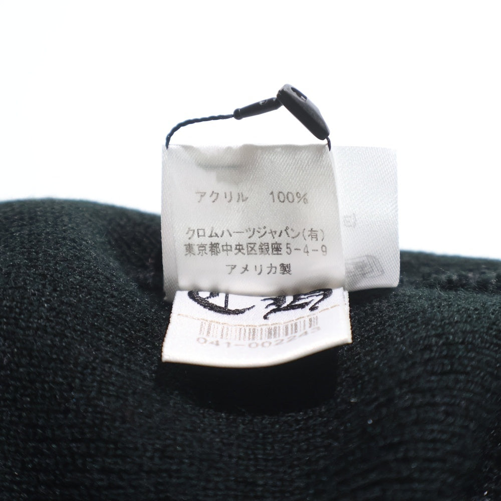 CHROME HEARTS(クロムハーツ) ×MATTY BOY PPO WATCH CAP マッティボーイ チョンパー刺繍 ニットキャップ ビーニー ブラック