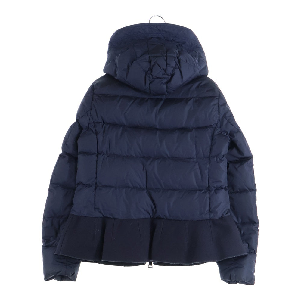 MONCLER(モンクレール) 16AW NESEA ネセア スカートリブ フーデッドダウンジャケット レディース ネイビー B20934588085
