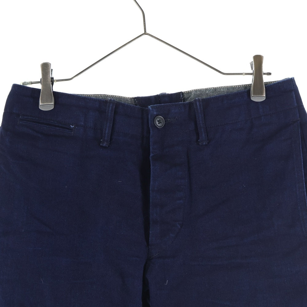 RRL(ダブルアールエル) シンチバック付き コットン ワークパンツ インディゴ 4898489CLTS