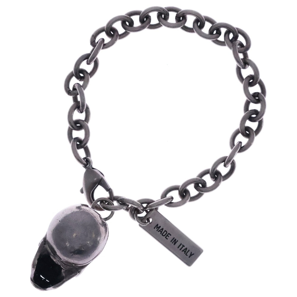 DSQUARED2(ディースクエアード) ロゴプレート スカルモチーフ チェーン