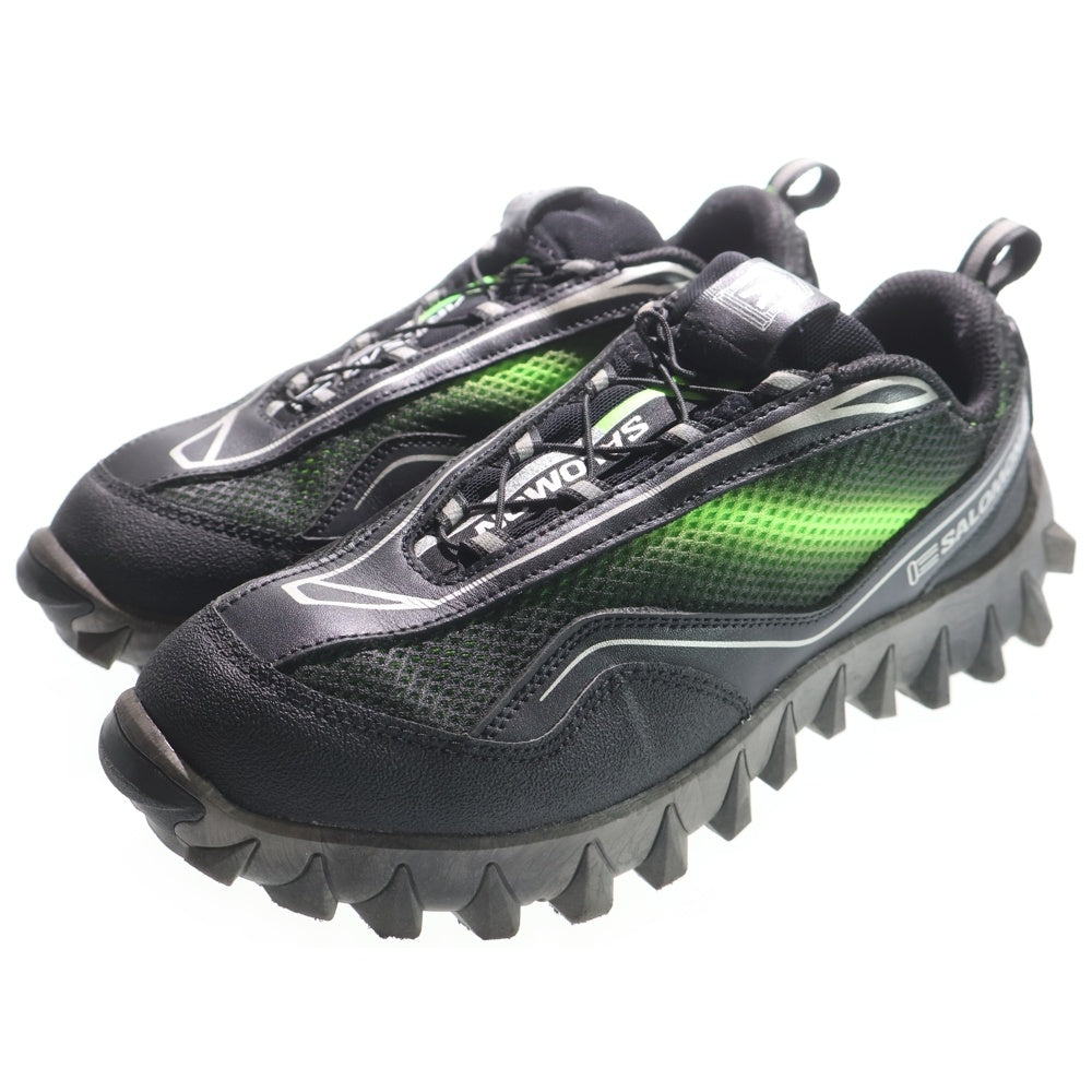 SALOMON(サロモン) SNOWCLOG ARIES ARISE スノークロッグ アリーズ ローカットスニーカー ブラック/グリーン US7/25cm 477132