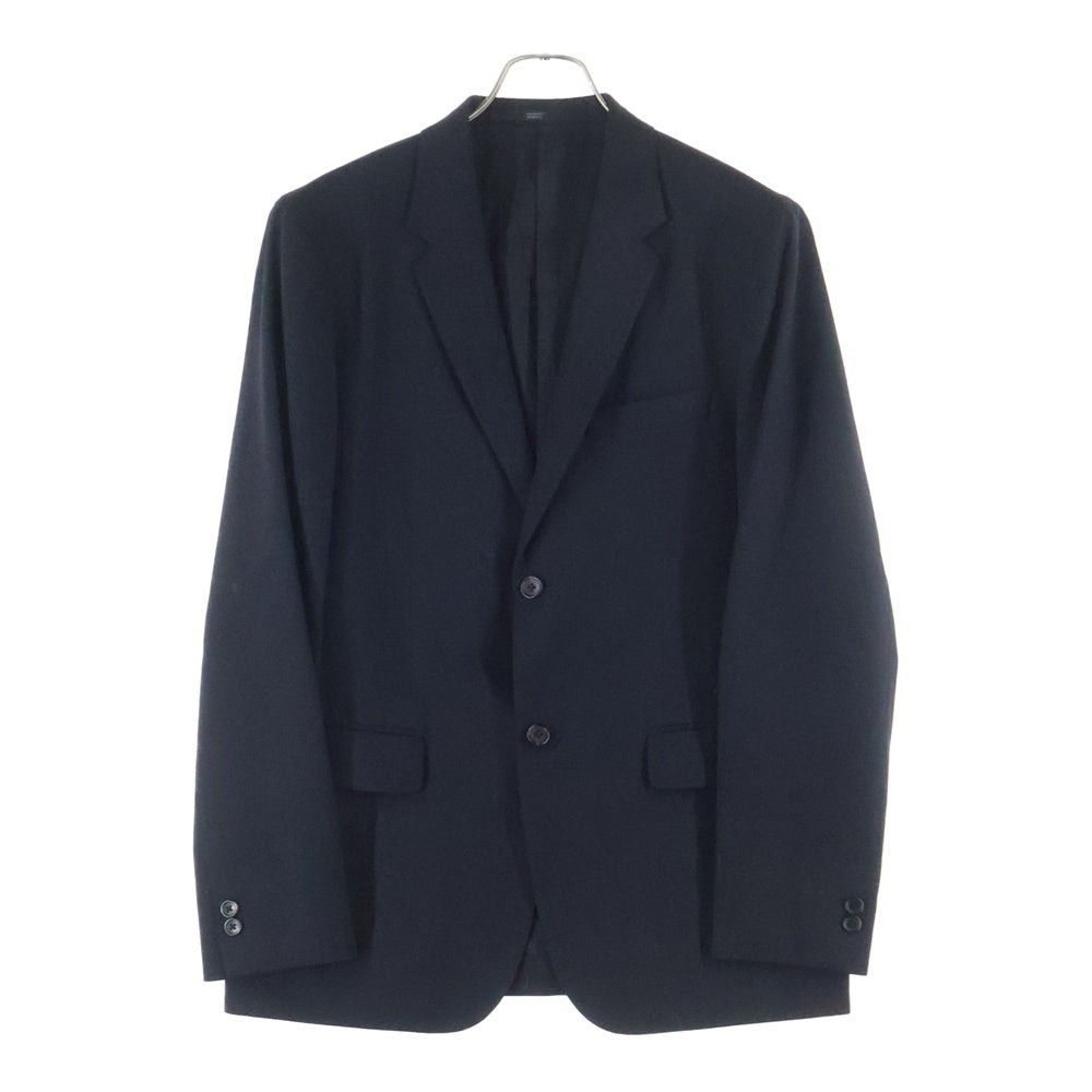 MARGARET HOWELL(マーガレットハウエル) 日本製 ウール 2B テーラードジャケット ブラック 579-7220003