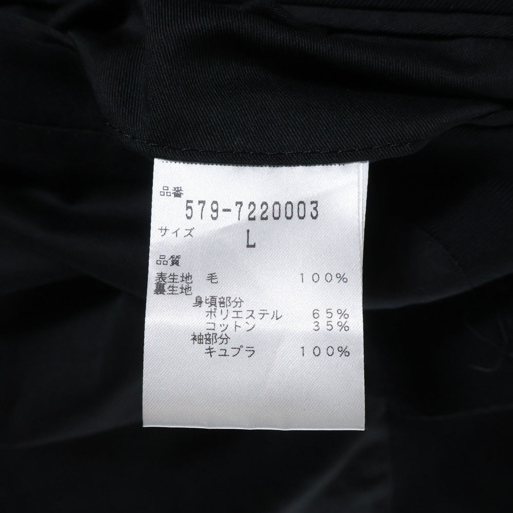 MARGARET HOWELL(マーガレットハウエル) 日本製 ウール 2B テーラードジャケット ブラック 579-7220003