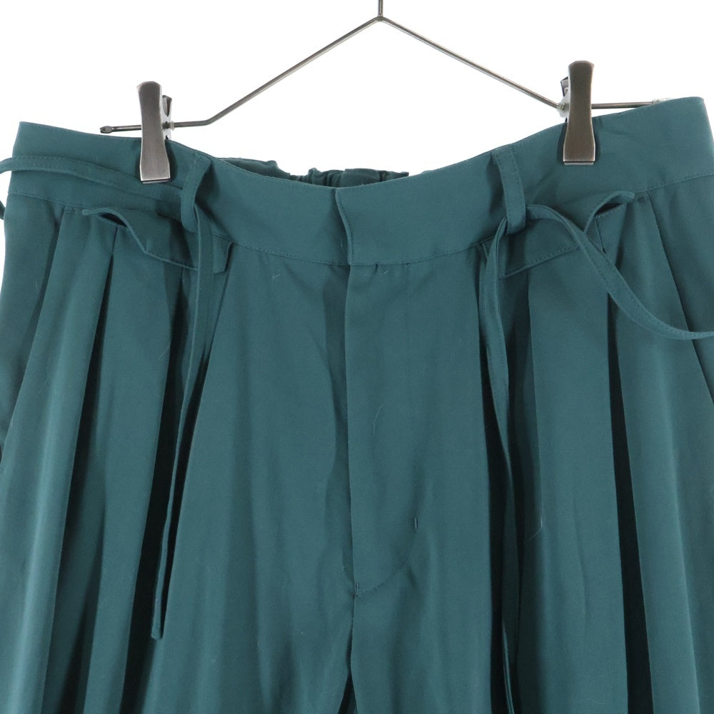 Toironier(トワロニエ) 19SS ベルト付き 2タック スラックスパンツ