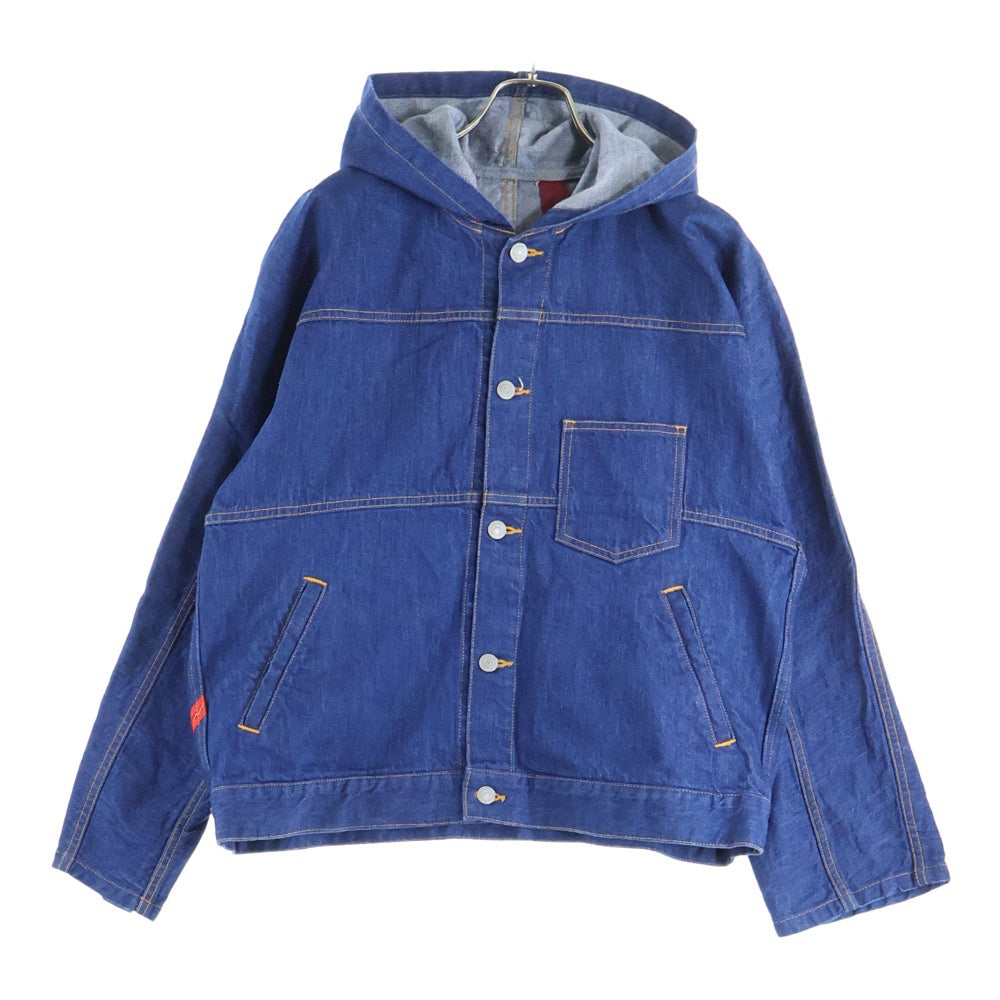 PHINGERIN(フィンガリン) 18SS PG3 JACKET デニム フーデッドジャケット インディゴ PD-181-JK-051